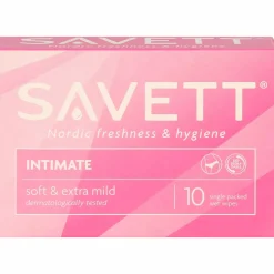 Intiimikosteuspyyhe Savett 10 kpl