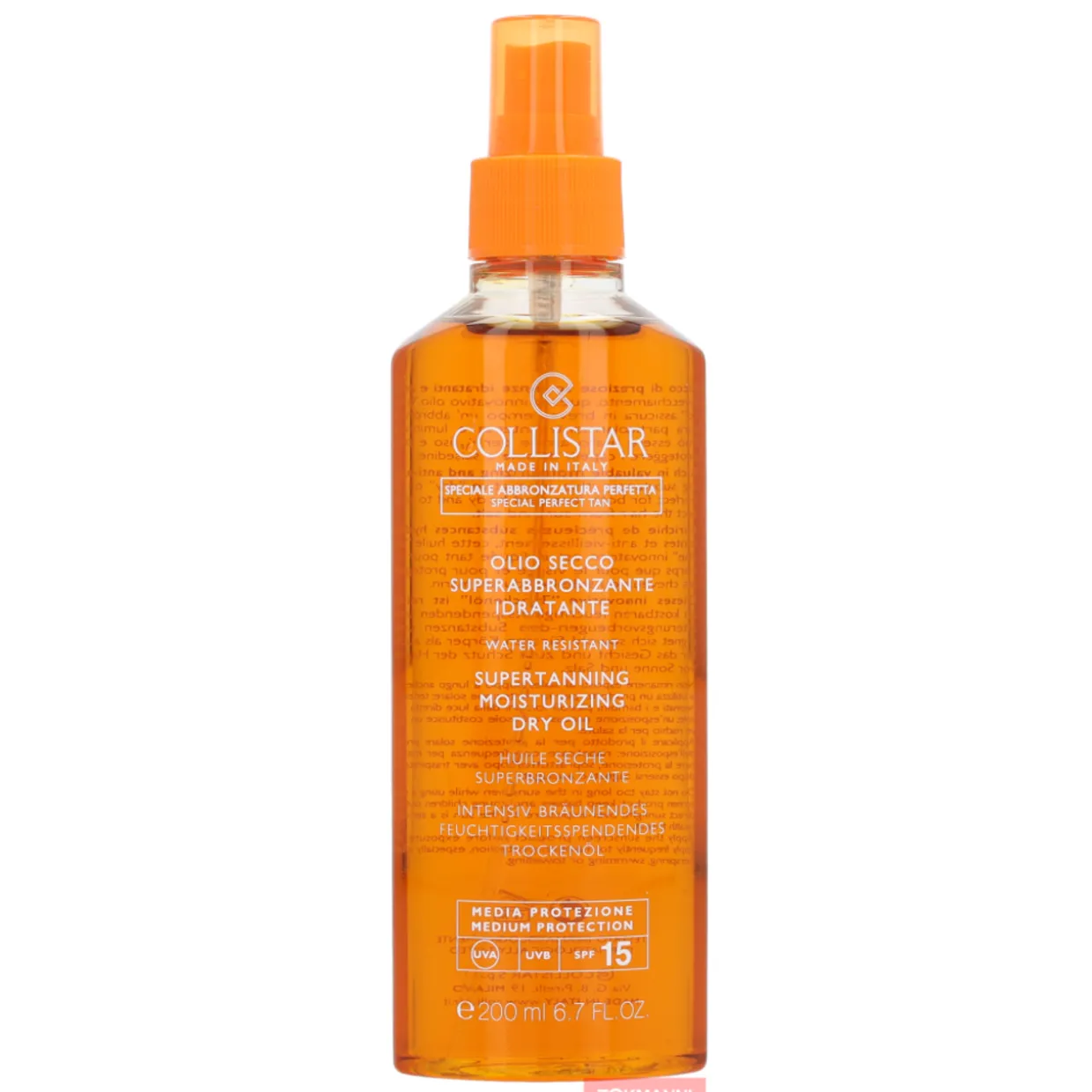 Itseruskettava öljy Collistar 200 ml Supertanning Dry Oil