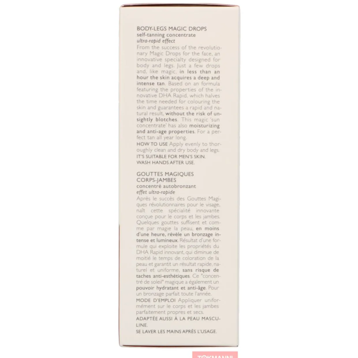 Itseruskettava voide, Collistar 125 ml Body-Legs Magic Drops Ultra-Rapid Effect