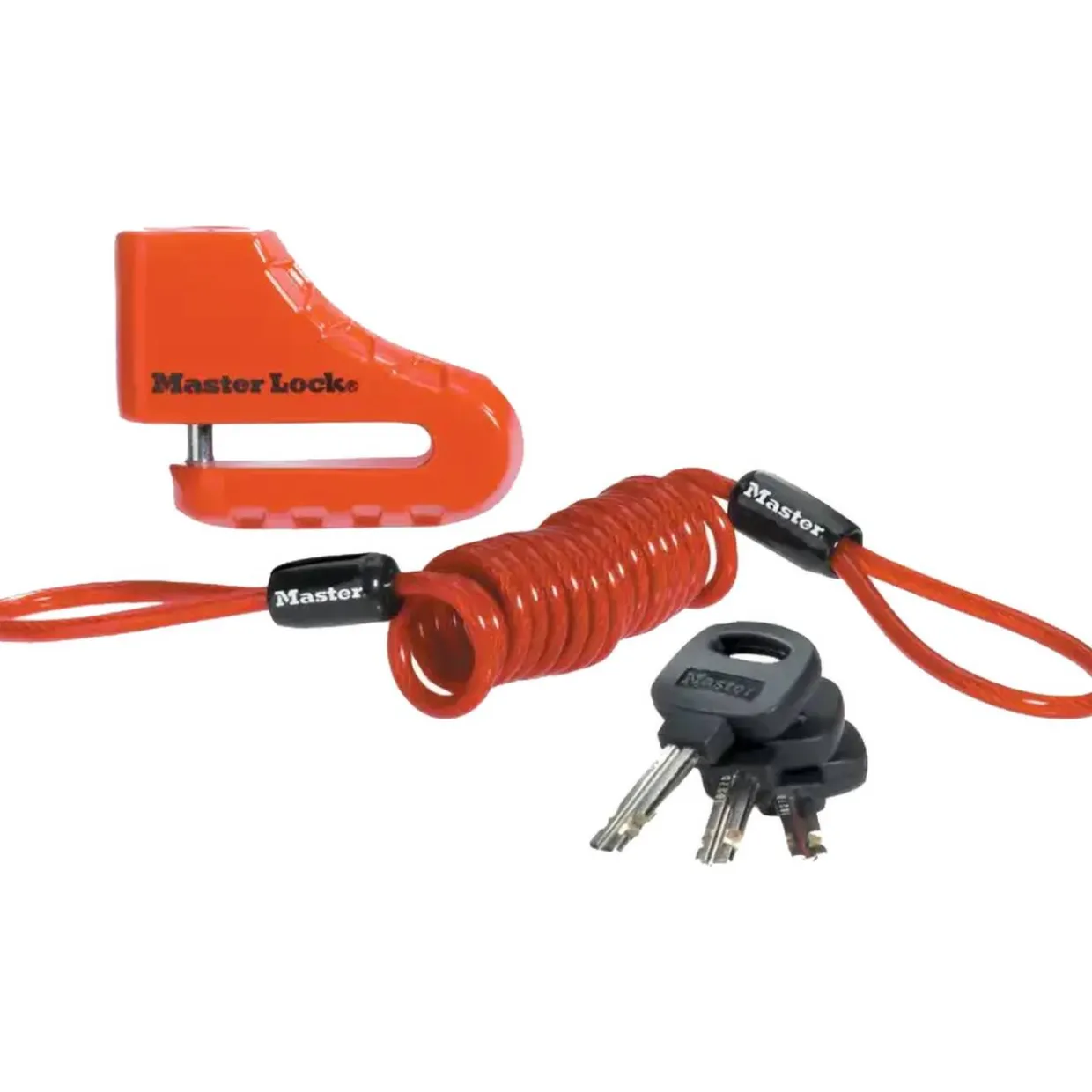 Jarrulevylukko MasterLock 2Wheels Security 2"