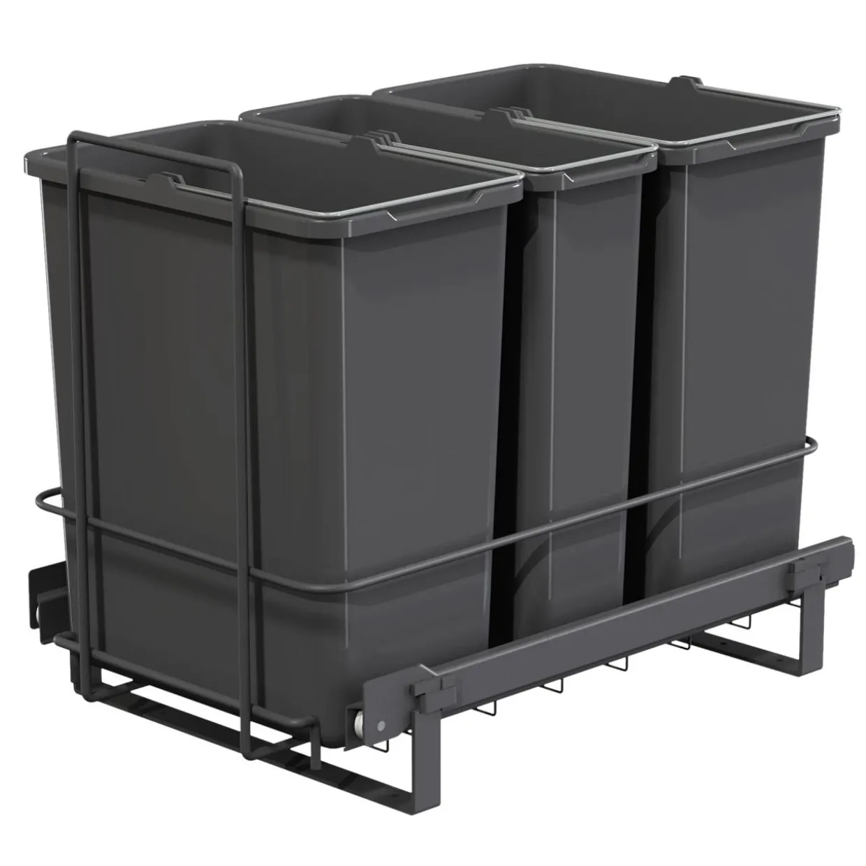 Jätelajitteluvaunusetti 2 x 10 L+6 L