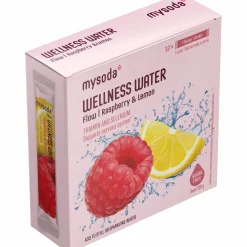 Juomajauhe Mysoda 12 x 4 g Wellness Water Raspberry-lemon