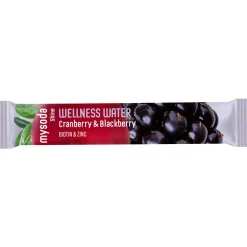 Juomajauhe Mysoda 12 x 4 g Wellness Water Cranberry-blackberry