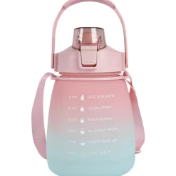 Juomapullo Miny 1,2 l turkoosi/pinkki