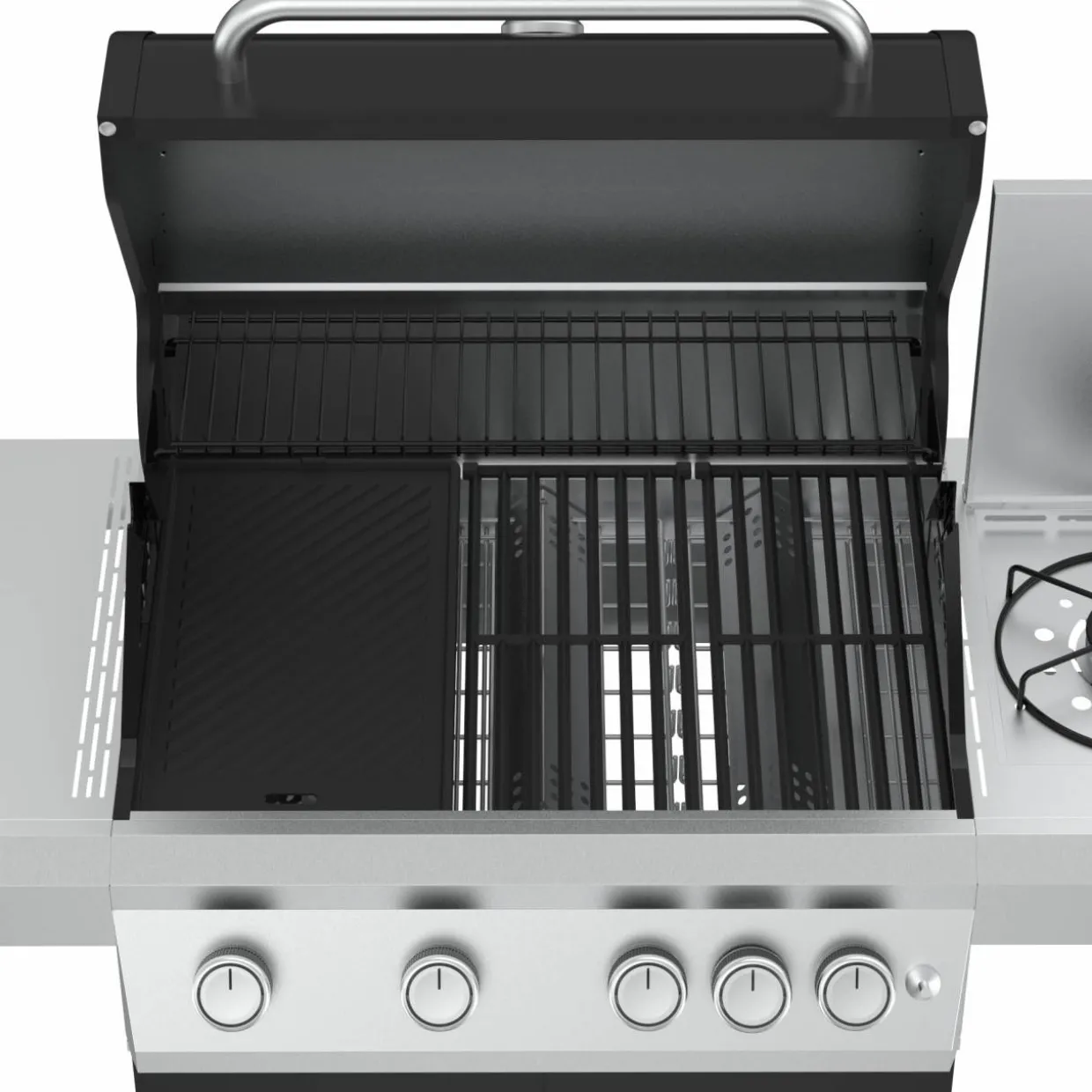 Kaasugrilli BBQ King Basic Series, 4 + 1 poltinta