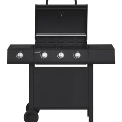 Kaasugrilli Mustang Kingsville 3+1 Black