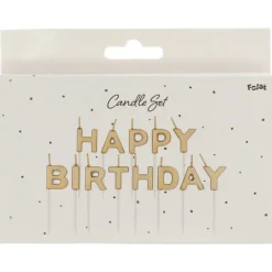 Kakkukynttilä Folat 13 kpl Happy Birthday