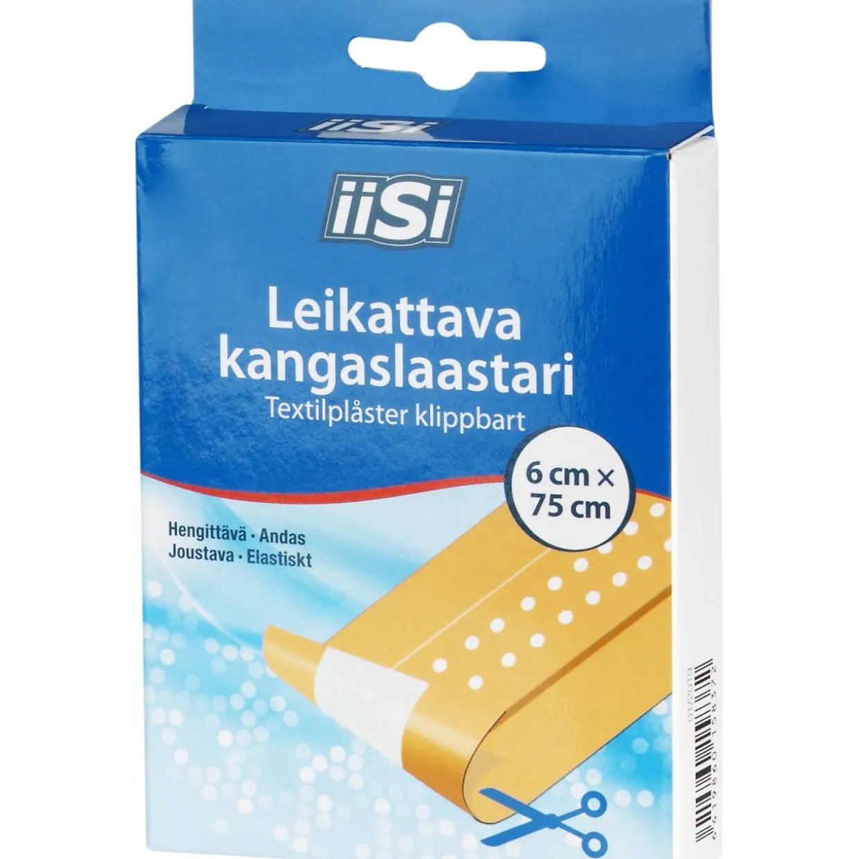 Kangaslaastari Iisi 6 cm x 75 cm leikattava