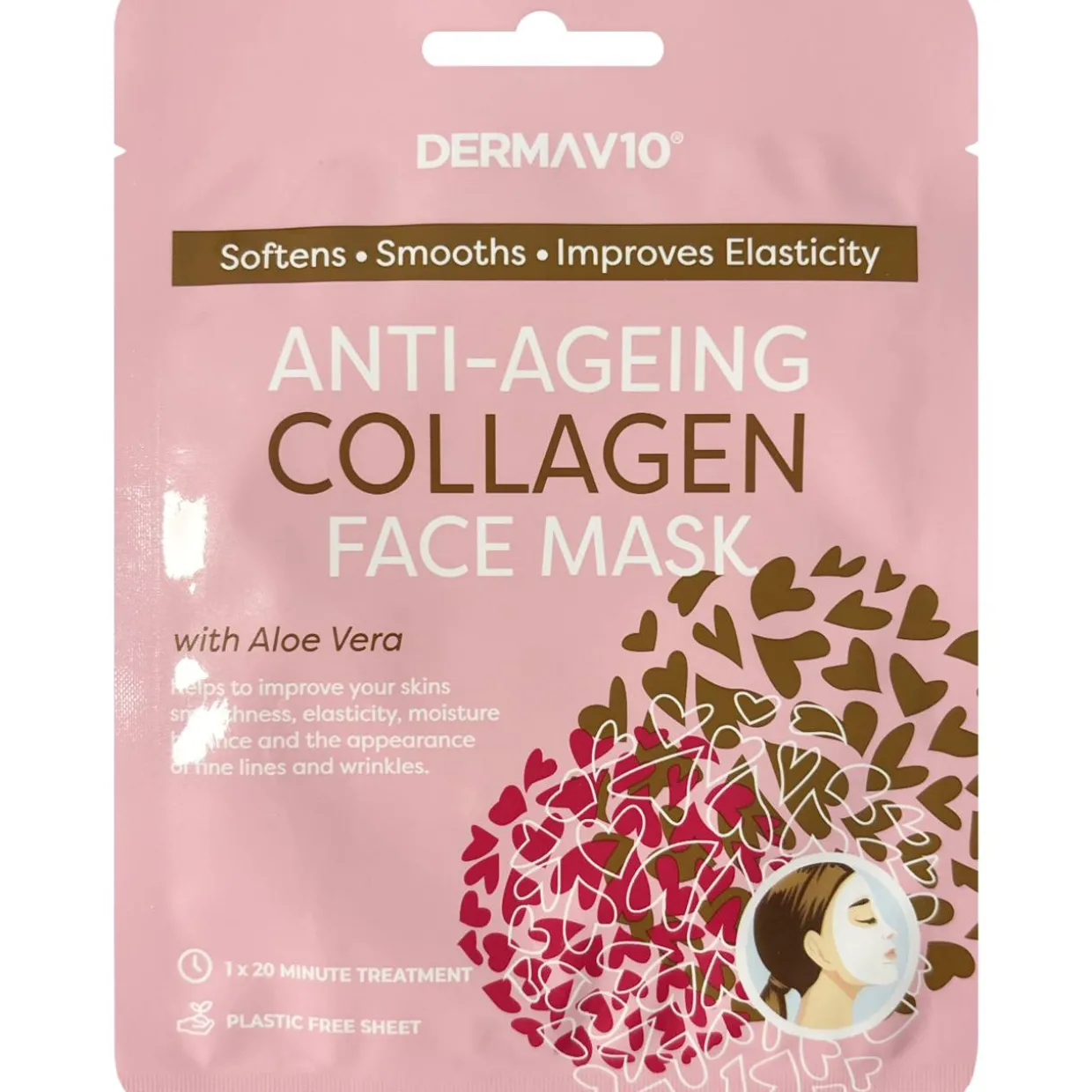 Kangasnaamio DermaV10 Anti-Ageing Collagen