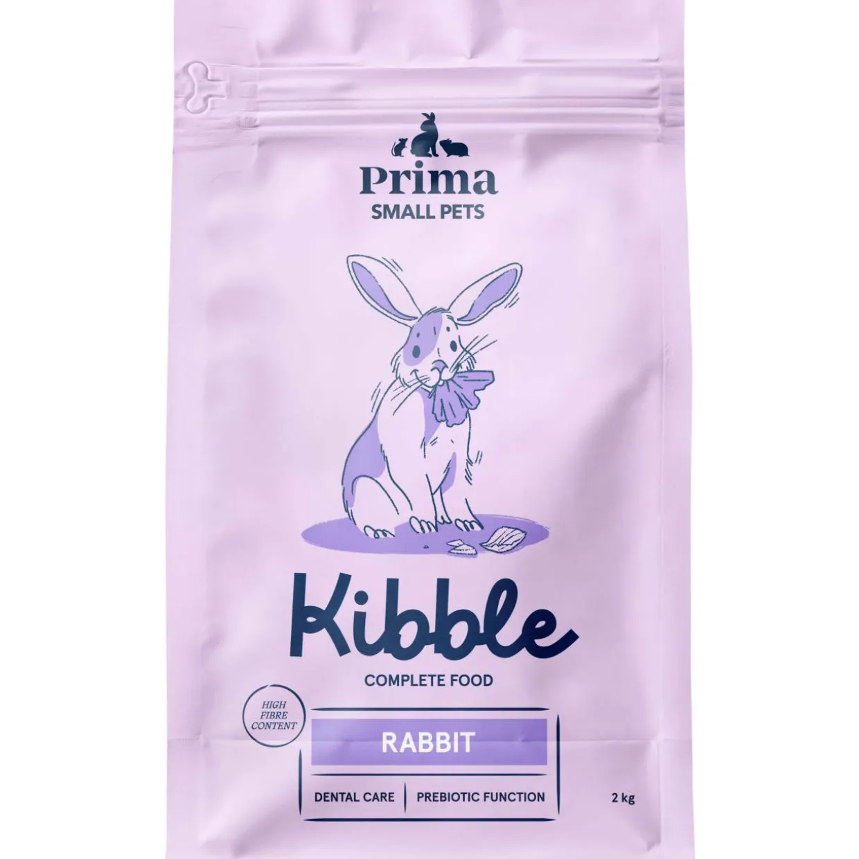 Kanin täysravinto Prima Small Pets 2 g Kibble