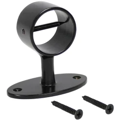 Kannatin Ø 36 mm pulverimaalattu musta