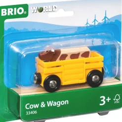 Karjavaunu & lehmä Brio 33406