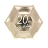 Kartonkilautanen Let's Party 6 kpl 18 cm 20v