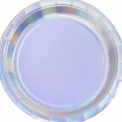 Kartonkilautanen Let's Party 8 kpl 24 cm holografi
