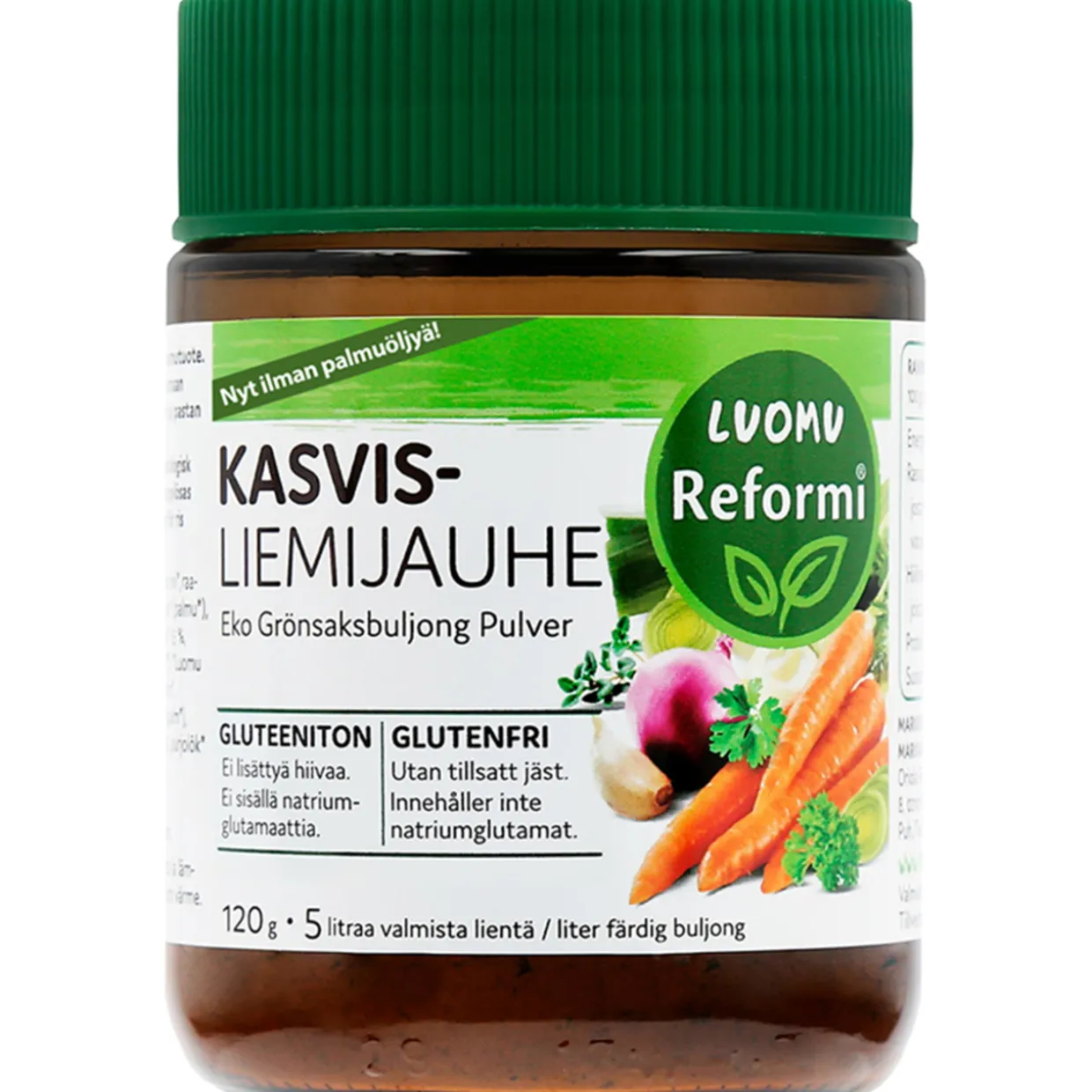 Kasvisliemijauhe luomu 120 g