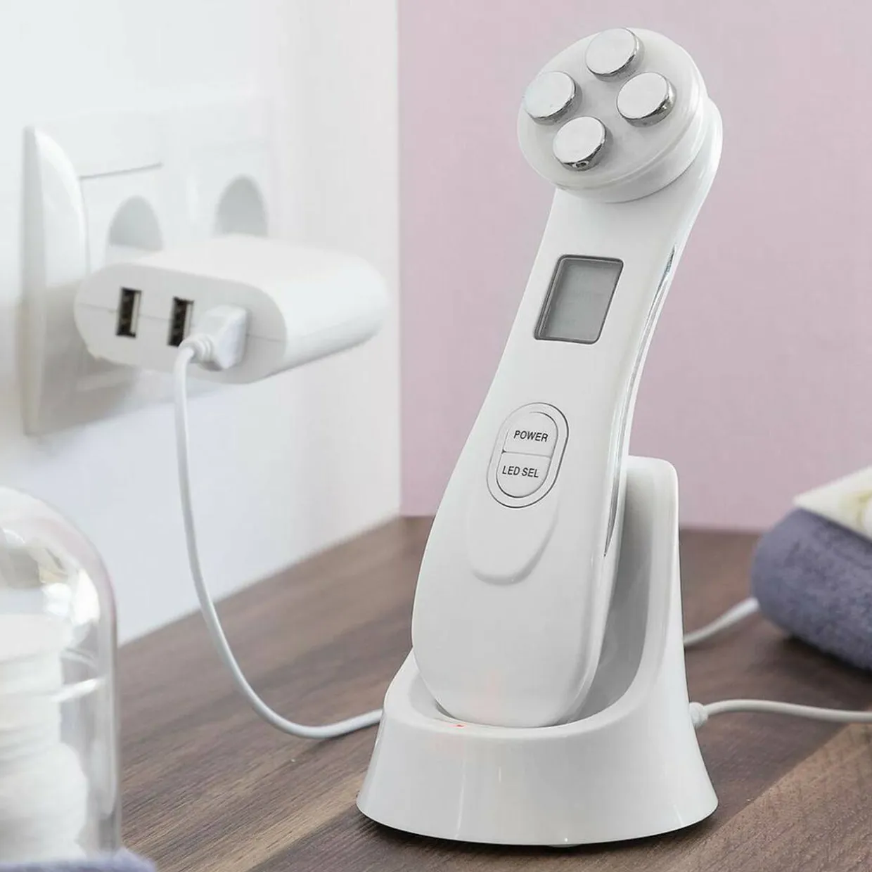 Kasvojen hierontalaite InnovaGoods Wace