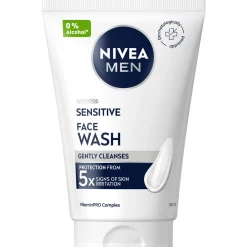 Kasvojenpuhdistusgeeli Nivea Men 100 ml Sensitive Face Wash