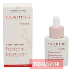 Kasvoöljy, Clarins 30 ml Calm-Essentiel Restoring Treatment