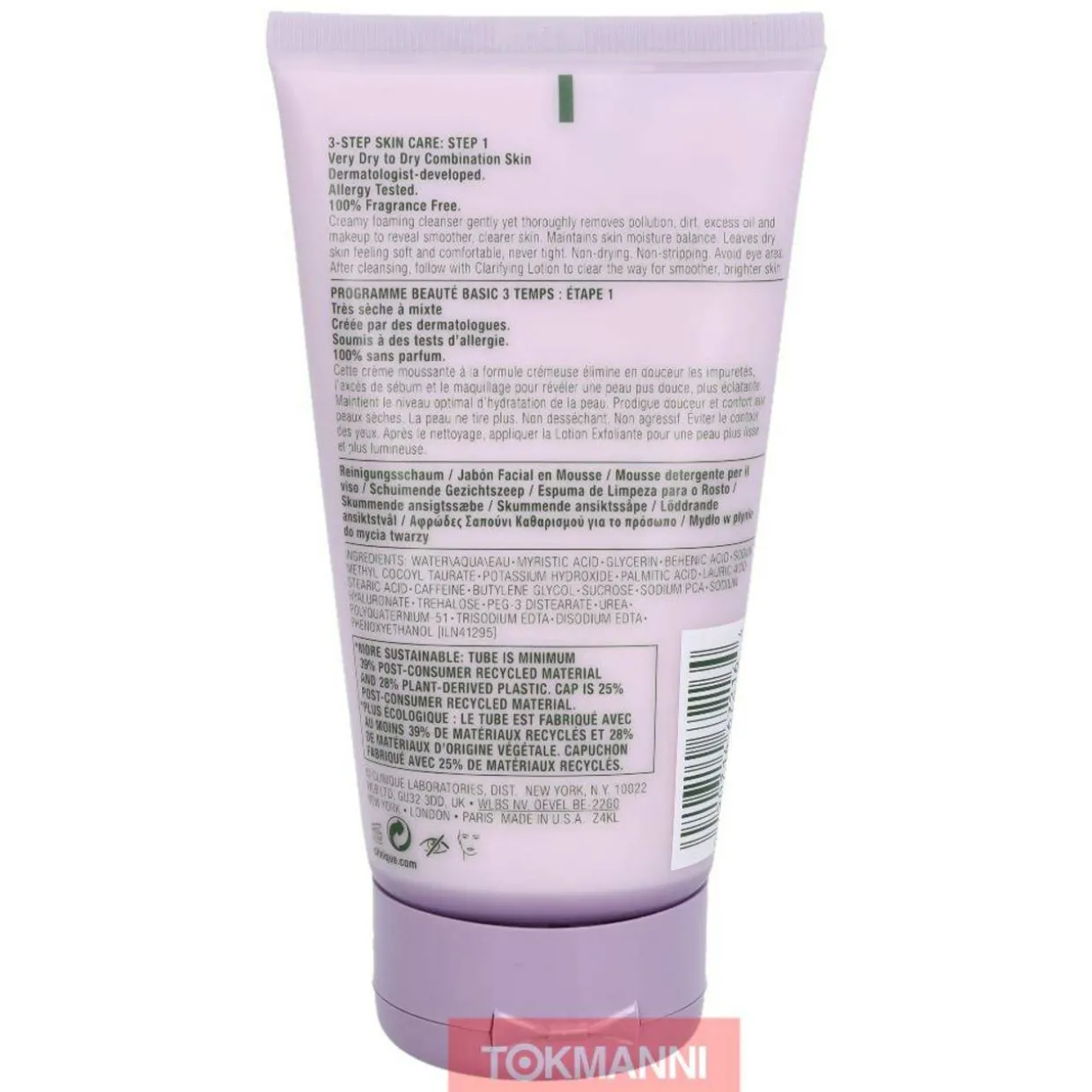 Kasvosaippua, Clinique 150 ml Foaming Sonic