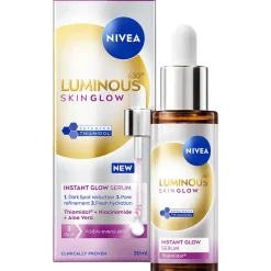 Kasvoseerumi Nivea 30 ml Luminous630 Skin Glow Instant Glow Serum