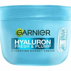 Kasvovoide Garnier 85 ml Hyaluron Fresh & Plump kosteuttava sorbettimainen