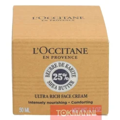 Kasvovoide, L'Occitane 50 ml Shea Ultra Rich Comforting Cream