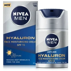 Kasvovoide Nivea Men 50 ml Anti-Age Hyaluron Face Moisturising Cream SK15