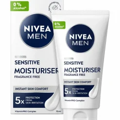 Kasvovoide Nivea Men 75 ml Sensitive Moisturiser
