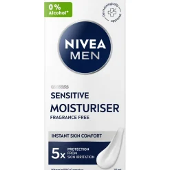 Kasvovoide Nivea Men 75 ml Sensitive Moisturiser
