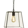 Kattovalaisin Aneta Lighting Diplomat, musta/kirkas
