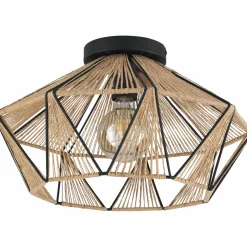 Kattovalaisin EGLO Adwickle 40W Ø44,5cm köysi/musta