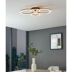 Kattovalaisin EGLO connect.z Parrapos-z led 41W 65x33cm musta/valkoinen