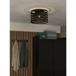Kattovalaisin EGLO Cremella 60W Ø37cm musta