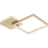 Kattovalaisin EGLO Gafares led 15W 33x33cm kulta/valkoinen