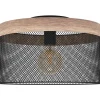 Kattovalaisin EGLO Kilnsdale 40W Ø38cm musta/puu