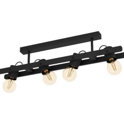 Kattovalaisin EGLO Plimsoll 4x15W 77x9,5cm musta
