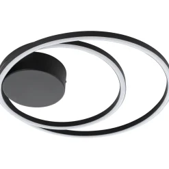Kattovalaisin EGLO Ruotale led 36W Ø45cm musta/valkoinen