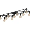 Kattovalaisin 11-os EGLO Speke 11x40W 156x31cm musta