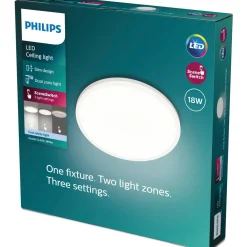 Kattovalaisin Philips Ozziet CL570 musta SceneSwitch 18W 40K