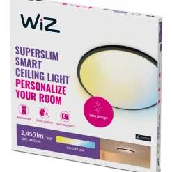 Kattovalaisin SuperSlim musta 22W