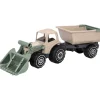 Kauhatraktori ja peräkärry Plasto 56 cm vaalea beige