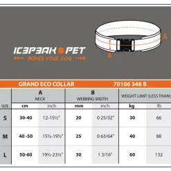 Kaulapanta Icepeak Pet Grand Eco musta/oranssi