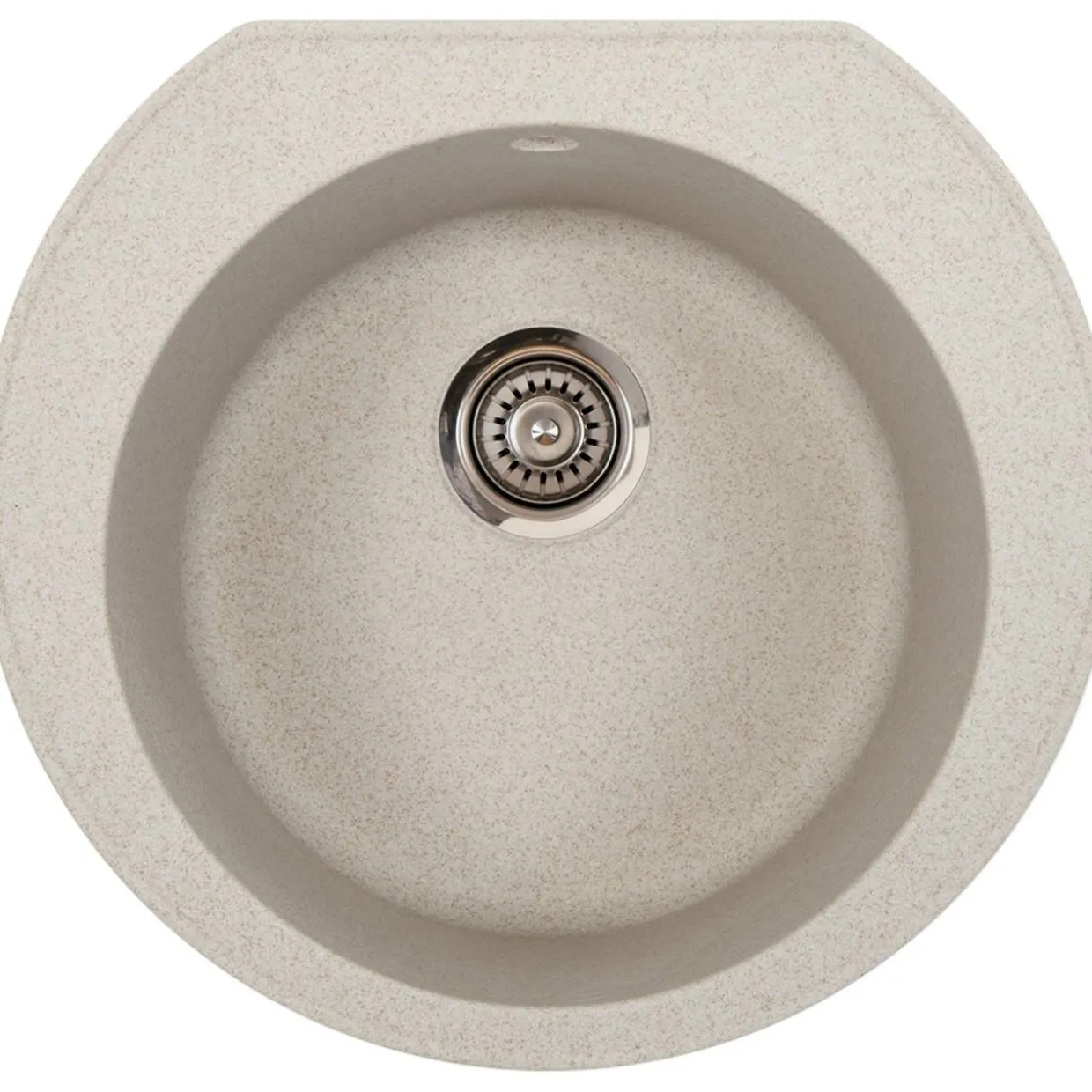 Keittiöallas Aqualine Ø 520 mm X-Granit hiekanvärinen