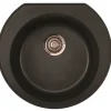 Keittiöallas Aqualine Ø 520 mm X-Granit grafiitinmusta