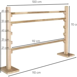 Keppihevoseste Panduro 100 cm 5 korkeutta