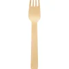 Kertakäyttöhaarukka Biopak 16 cm 10 kpl puinen