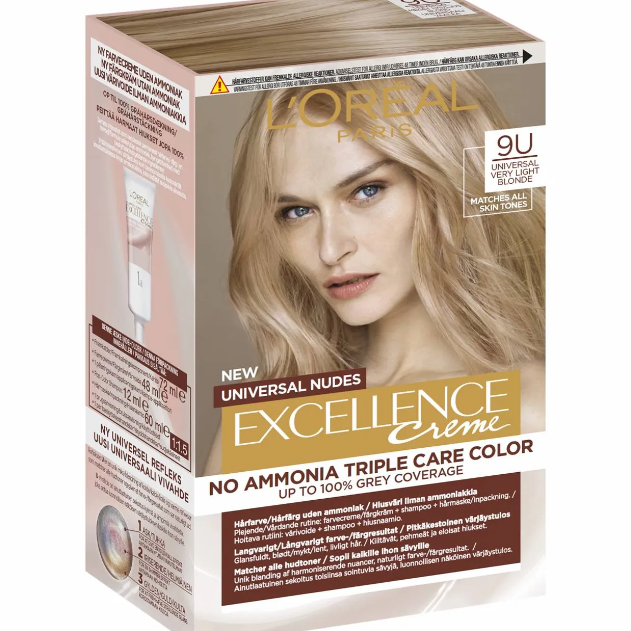 Kestoväri Loreal Excellence Creme Universal, useita sävyjä