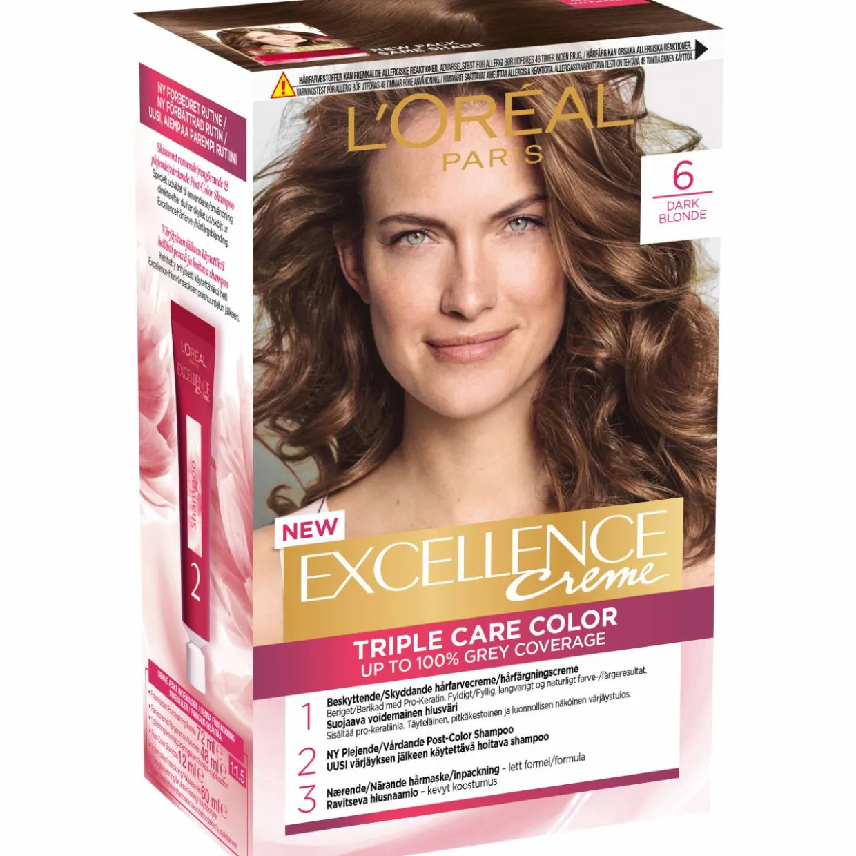 Kestoväri Loreal Excellence 6.0 Dark Blonde