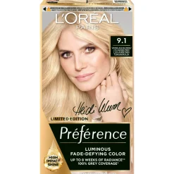 Kestoväri Loreal Preference 9.1 Viking Ash Blonde tuhkanvaalea