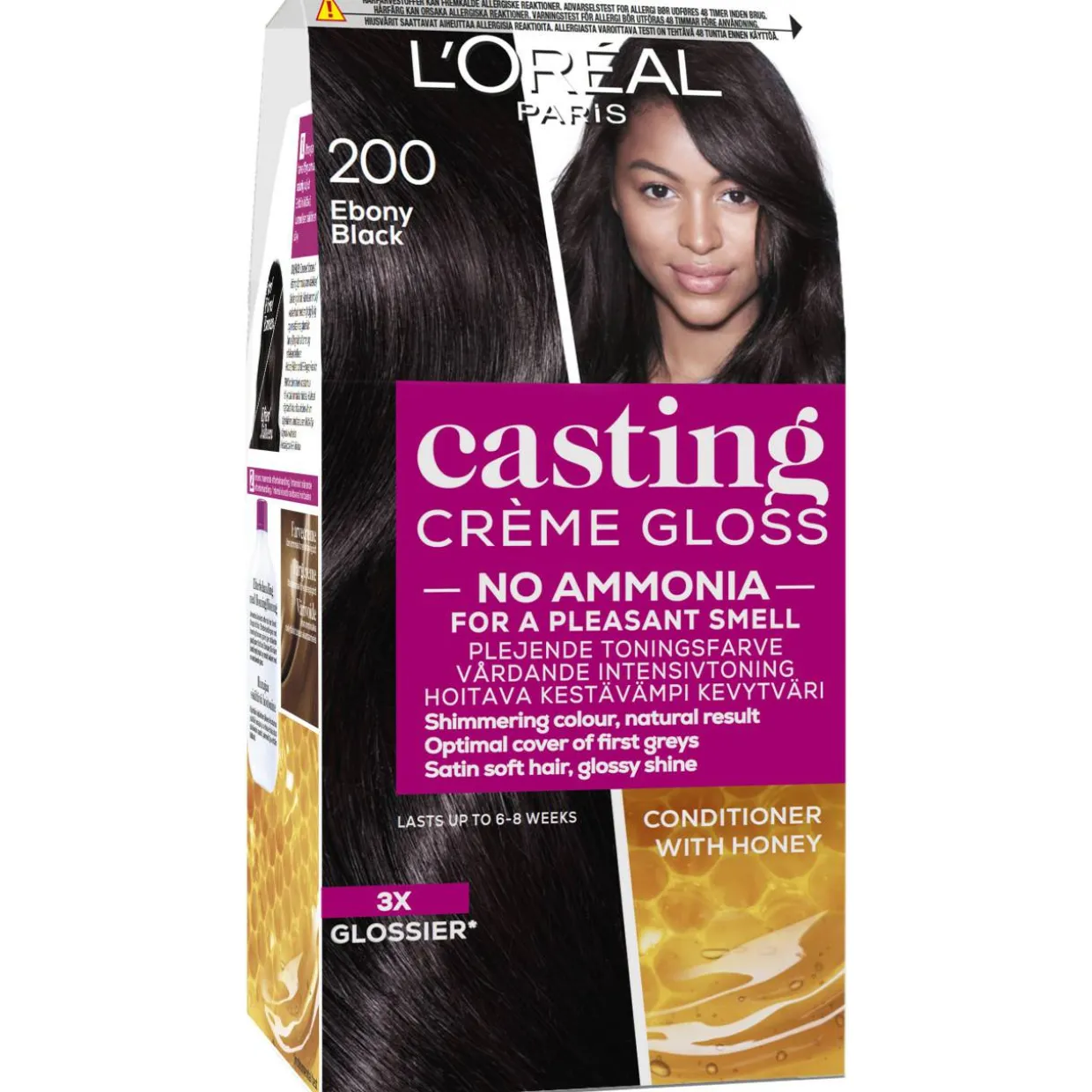 Kevytväri Gloss 200 Ebony Black